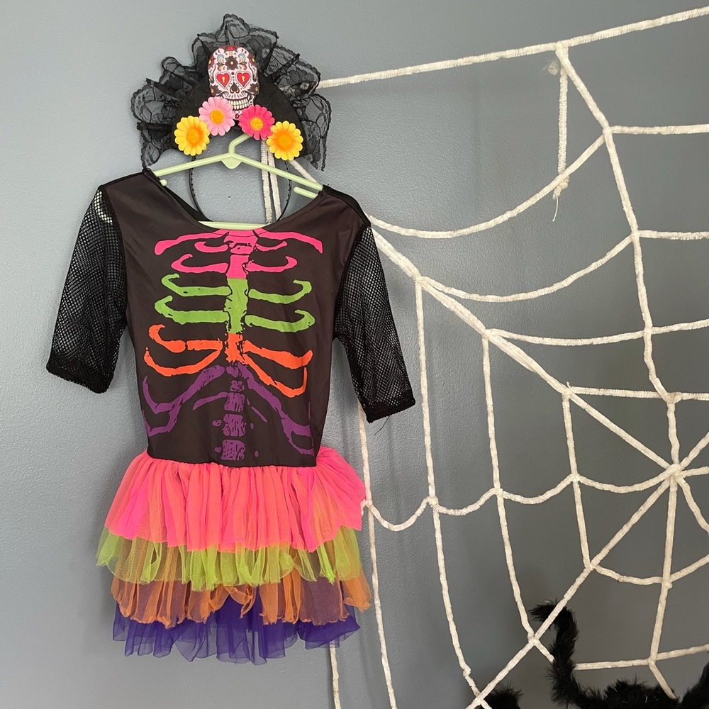 Sugar Skull Skeleton Costume